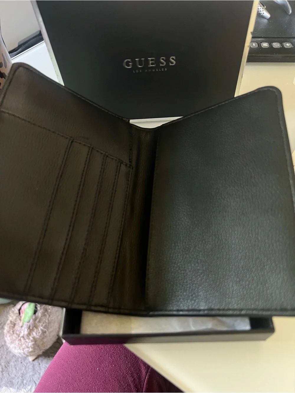 Guess leather key